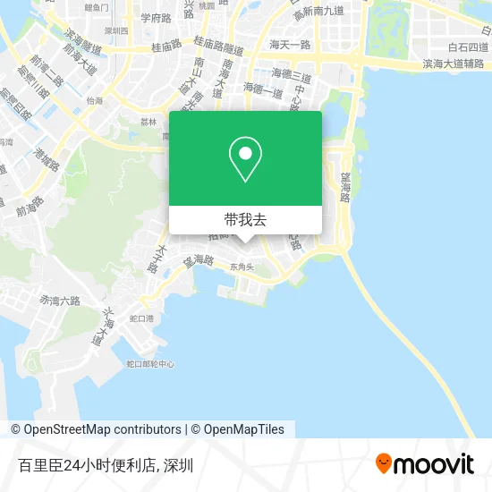 百里臣24小时便利店地图