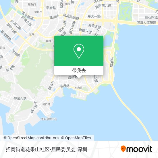 招商街道花果山社区-居民委员会地图