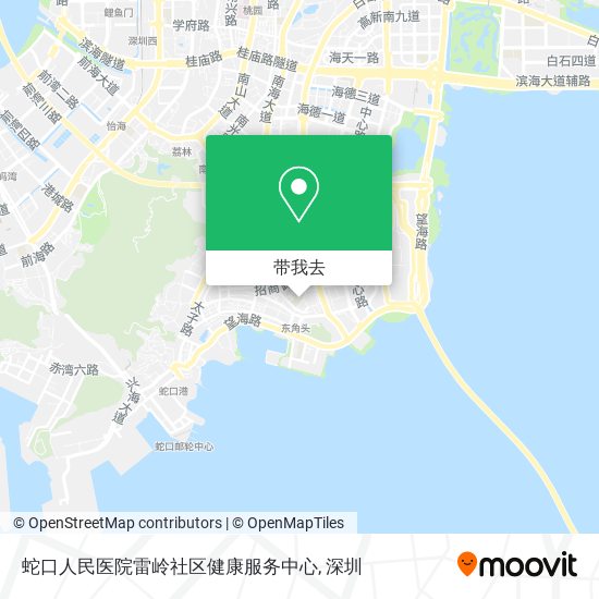 蛇口人民医院雷岭社区健康服务中心地图