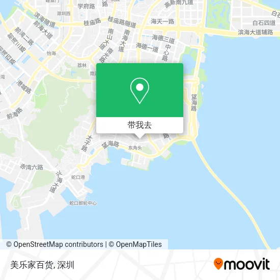 美乐家百货地图