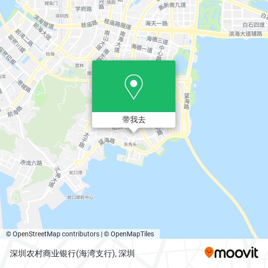 深圳农村商业银行(海湾支行)地图
