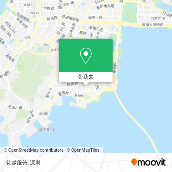 铭越服饰地图