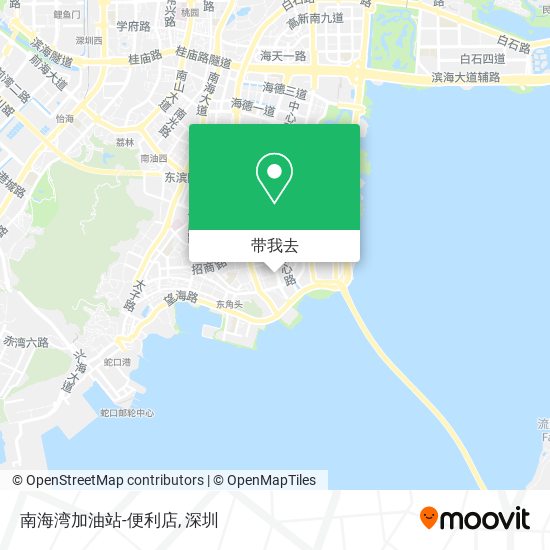 南海湾加油站-便利店地图