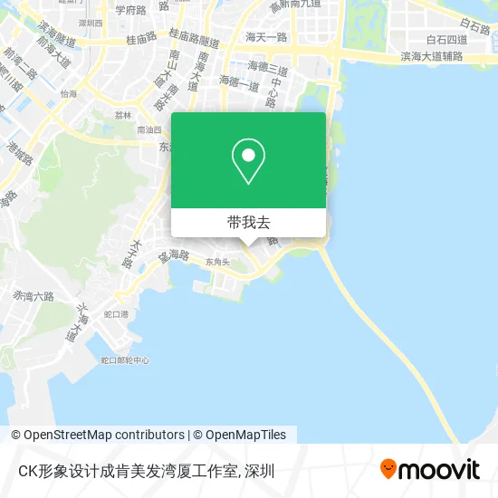 CK形象设计成肯美发湾厦工作室地图