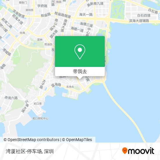 湾厦社区-停车场地图