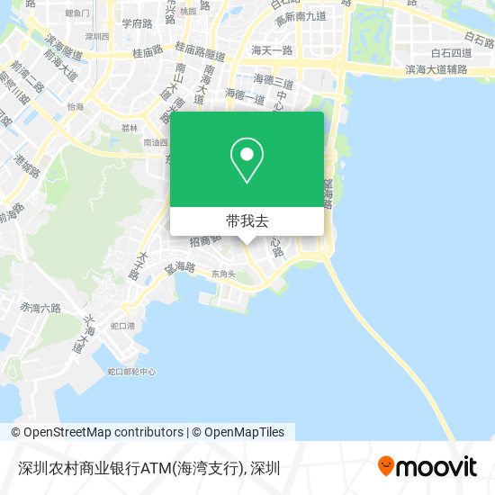 深圳农村商业银行ATM(海湾支行)地图