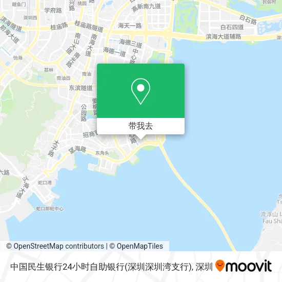 中国民生银行24小时自助银行(深圳深圳湾支行)地图
