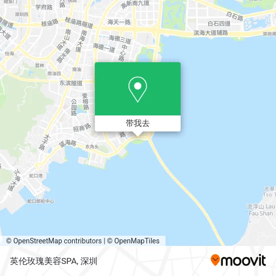 英伦玫瑰美容SPA地图