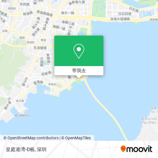 皇庭港湾-D栋地图
