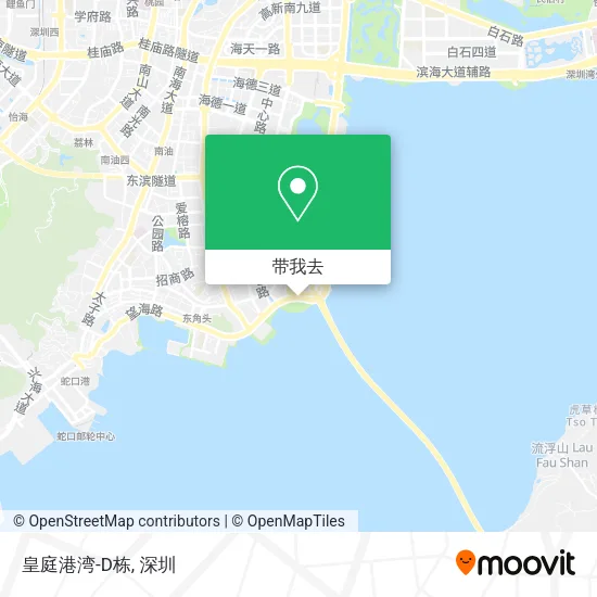 皇庭港湾-D栋地图
