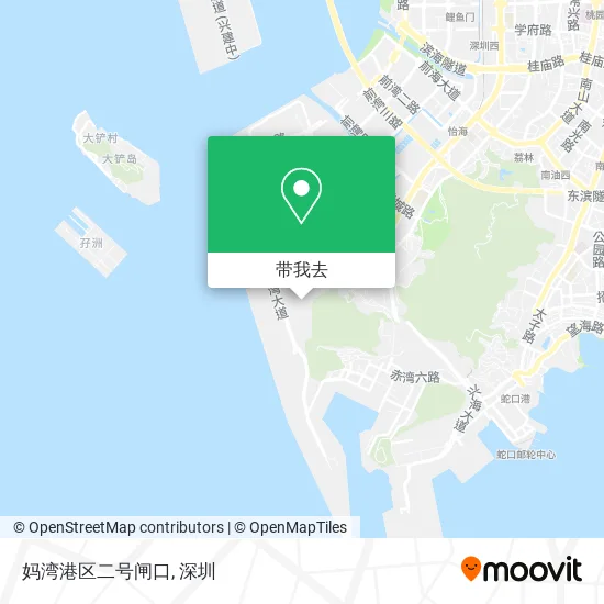 妈湾港区二号闸口地图