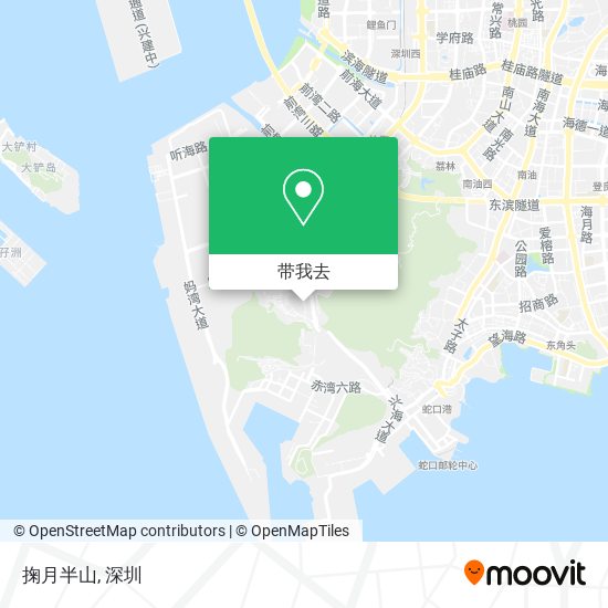 掬月半山地图