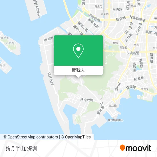掬月半山地图