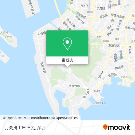 月亮湾山庄-三期地图