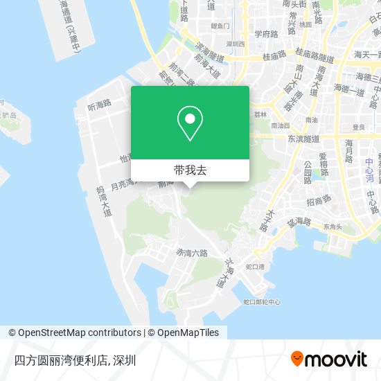 四方圆丽湾便利店地图