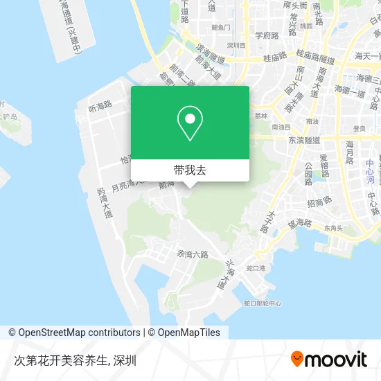 次第花开美容养生地图