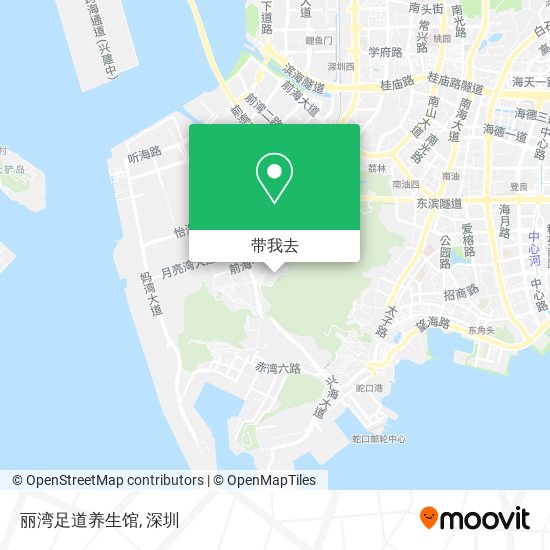 丽湾足道养生馆地图