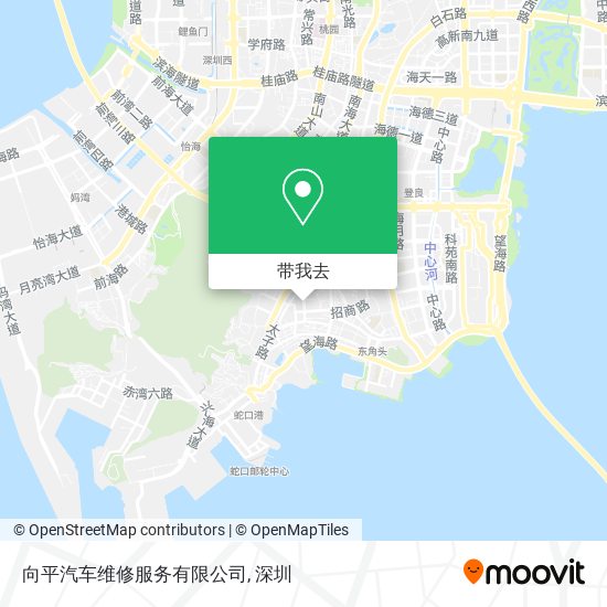 向平汽车维修服务有限公司地图