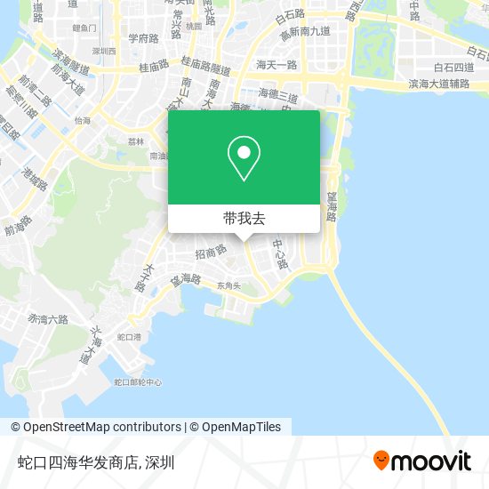 蛇口四海华发商店地图