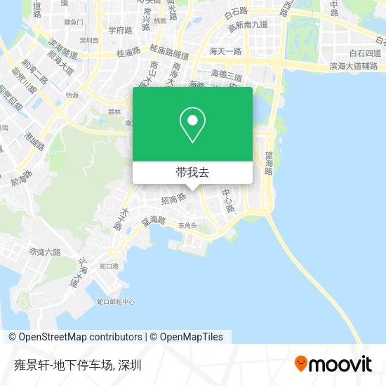 雍景轩-地下停车场地图