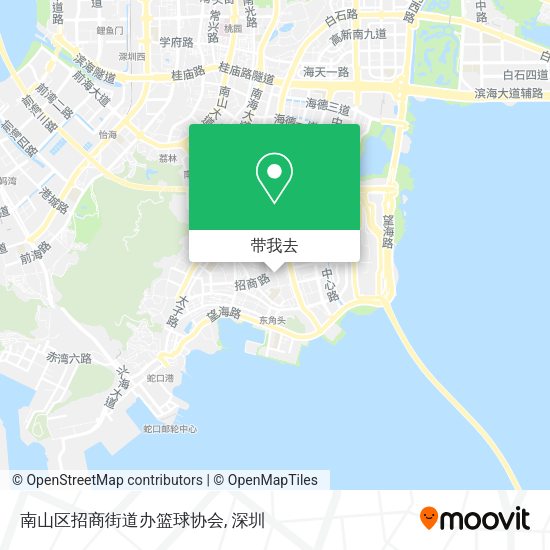 南山区招商街道办篮球协会地图