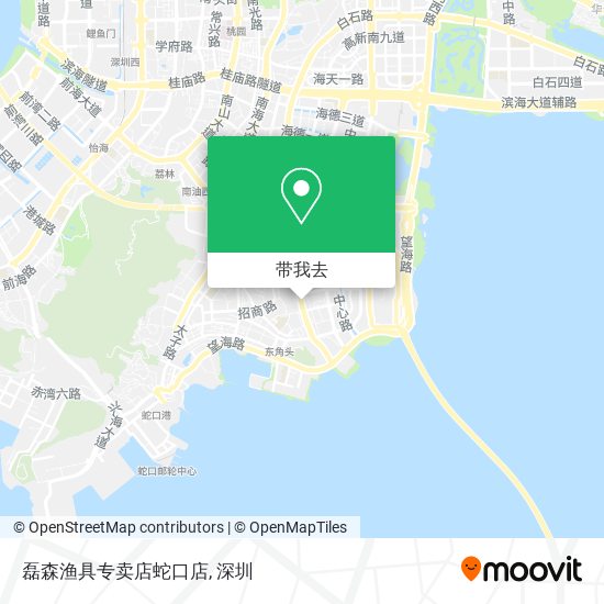 磊森渔具专卖店蛇口店地图