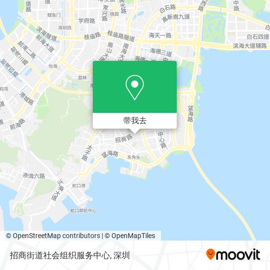 招商街道社会组织服务中心地图