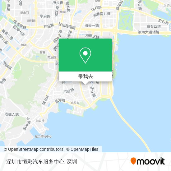 深圳市恒彩汽车服务中心地图