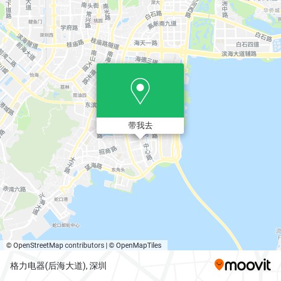 格力电器(后海大道)地图