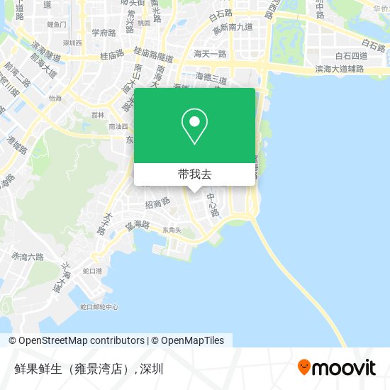 鲜果鲜生（雍景湾店）地图