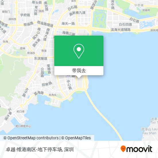 卓越·维港南区-地下停车场地图
