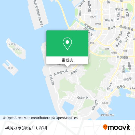 华润万家(海运店)地图