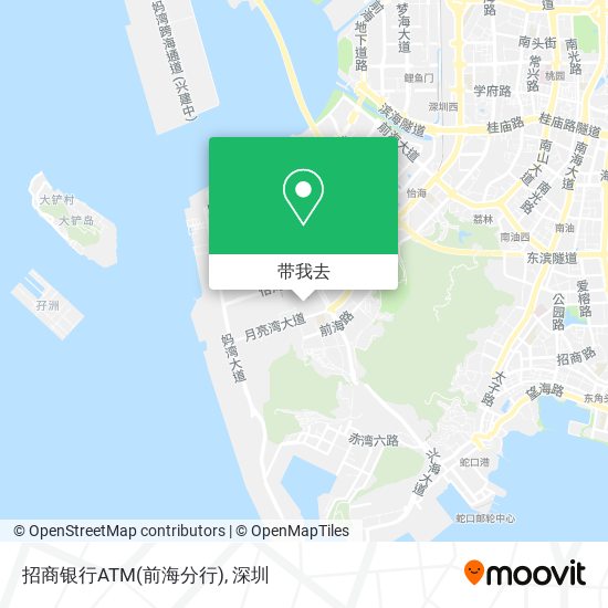 招商银行ATM(前海分行)地图