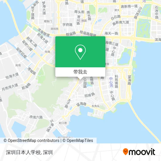 深圳日本人学校地图
