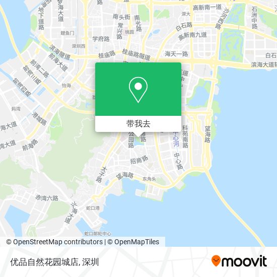 优品自然花园城店地图