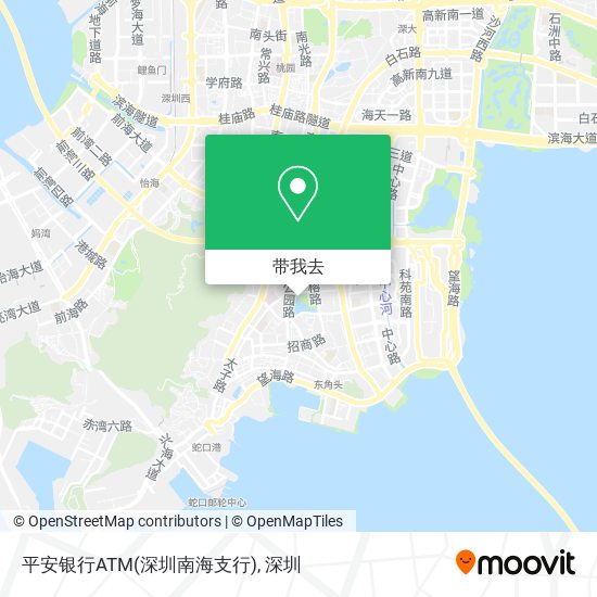 平安银行ATM(深圳南海支行)地图