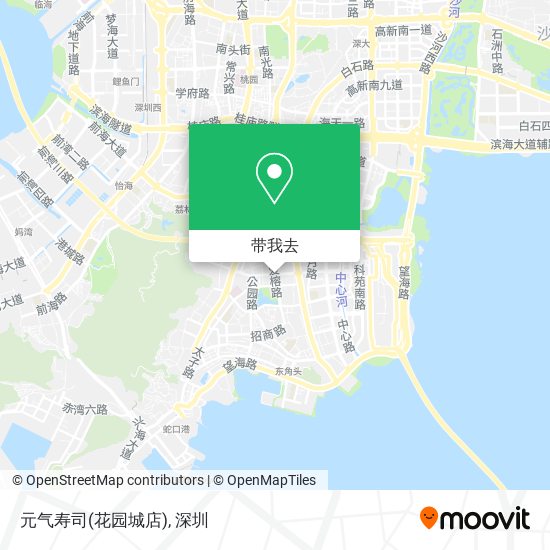 元气寿司(花园城店)地图