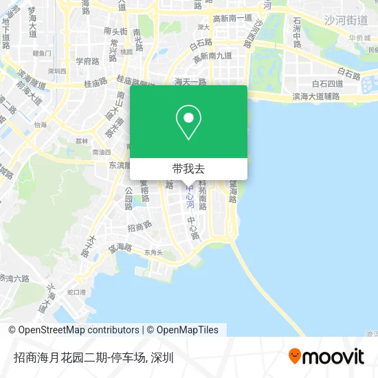 招商海月花园二期-停车场地图