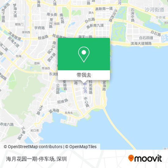 海月花园一期-停车场地图