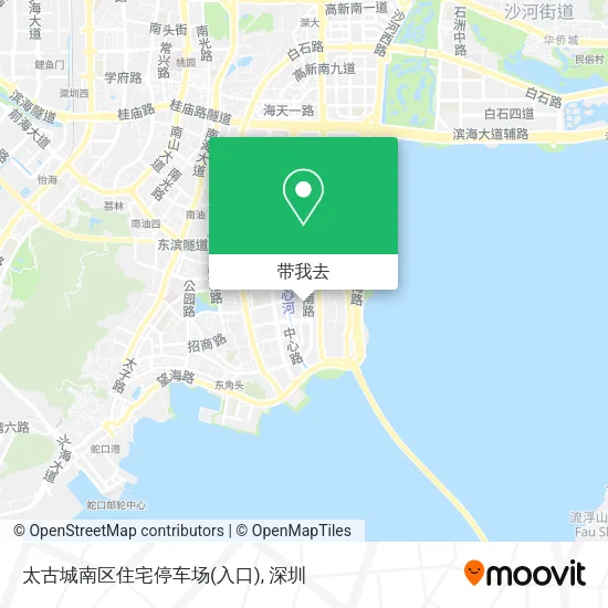 太古城南区住宅停车场(入口)地图