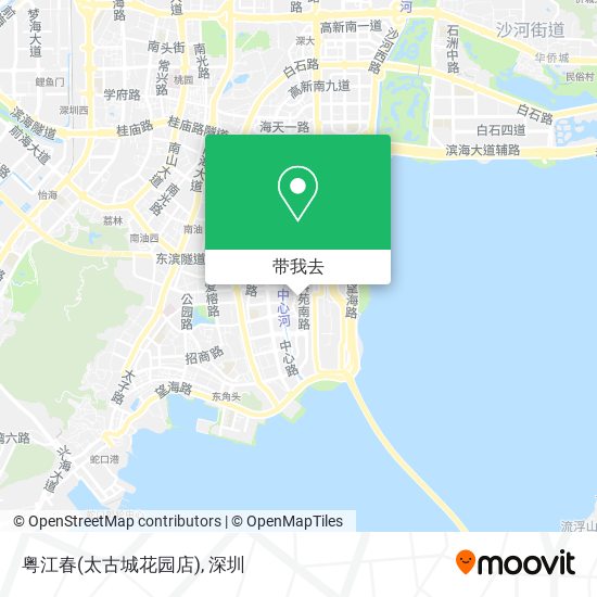 粤江春(太古城花园店)地图
