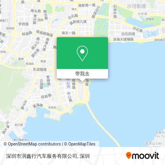 深圳市润鑫行汽车服务有限公司地图