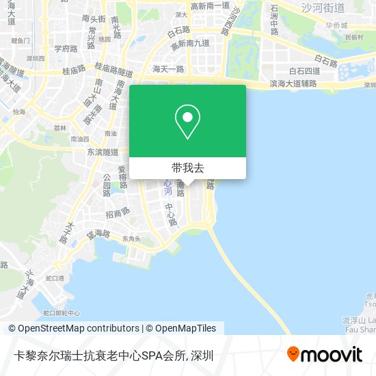 卡黎奈尔瑞士抗衰老中心SPA会所地图