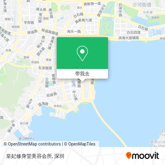 皇妃修身堂美容会所地图