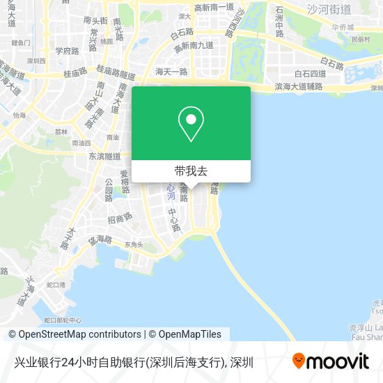 兴业银行24小时自助银行(深圳后海支行)地图