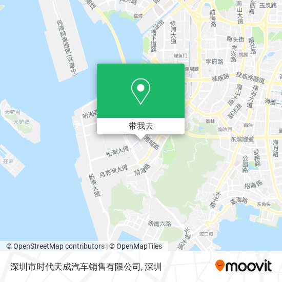 深圳市时代天成汽车销售有限公司地图