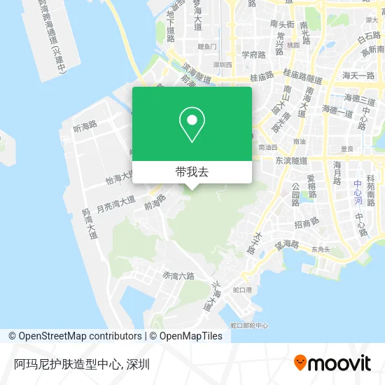 阿玛尼护肤造型中心地图