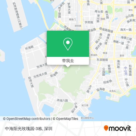 中海阳光玫瑰园-3栋地图