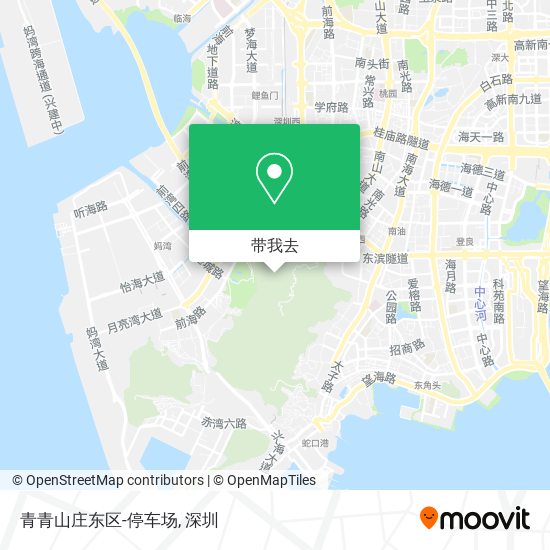青青山庄东区-停车场地图