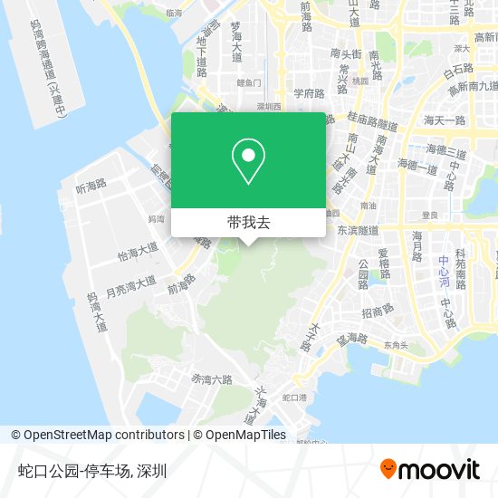 蛇口公园-停车场地图